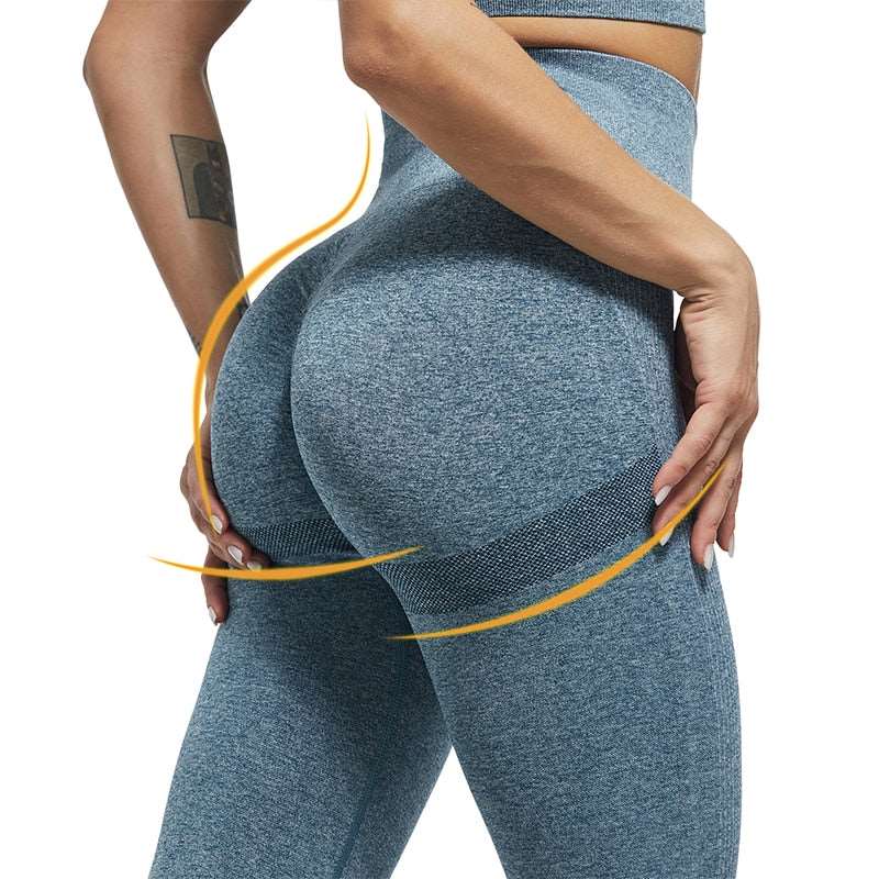 Leggings de cintura alta para mulheres Fitness Bubble Butt Legging Push Up GYM Sport Leggings Jeggings de treino para mulheres