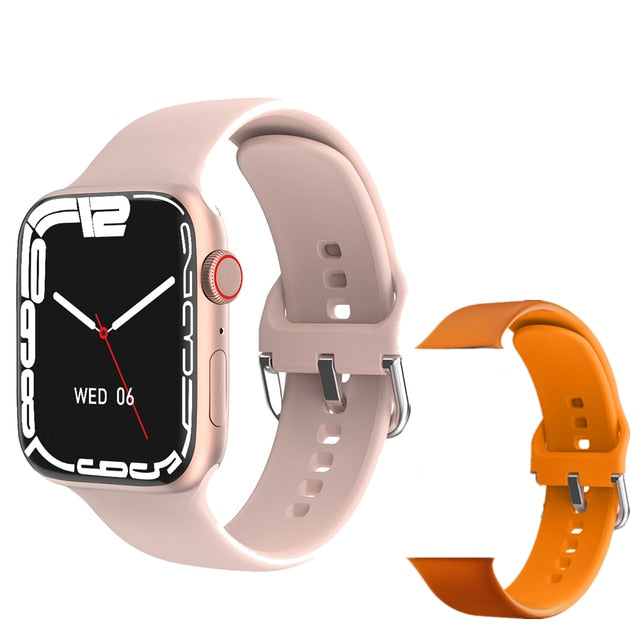 NOVO Smart Watch Série 8 Tela HD Esporte Frequência Cardíaca Pressão Arterial Rastreador de Fitness Bluetooth