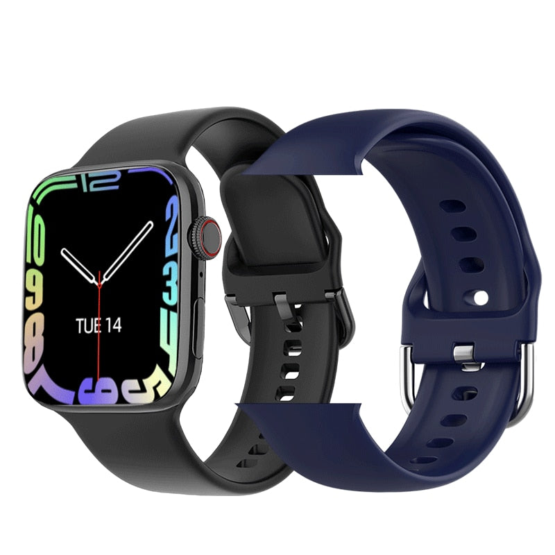 NOVO Smart Watch Série 8 Tela HD Esporte Frequência Cardíaca Pressão Arterial Rastreador de Fitness Bluetooth