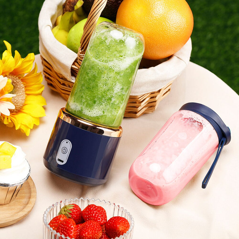 Portable Electric Juicer 400ml Lemon Orange Fruit Squeezer Multifunction Mixer Smoothie Blender Household Appliances